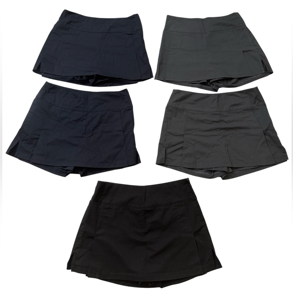 Women’s Liquid Yacht Boat Skort skirt black gray